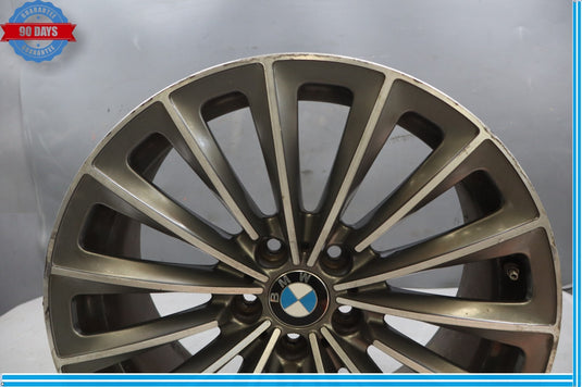 09-16 BMW 535i 740i 750i 8.5x19 19" Wheel Rim Silver R19 6775392 Oem