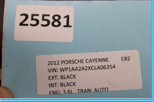 11-18 Porsche Cayenne Rear Left Driver Side Spindle Knuckle Hub Oem