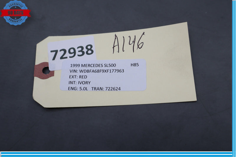 Load image into Gallery viewer, 90-02 Mercedes R129 500SL SL320 Convertible Rear Left Lock Cylinder Oem
