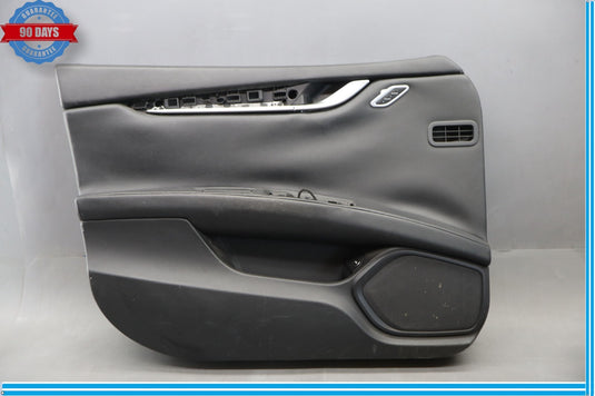 14-22 Maserati Ghibli M157 Front Left Driver Side Interior Door Panel Trim Oem
