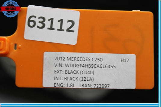 12-14 Mercedes W204 C250 C300 C350 Hood Panel Assembly Black (C040) Oem