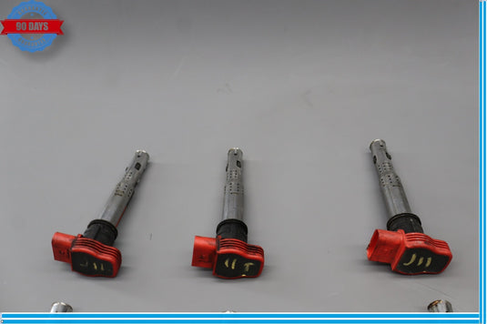 12-18 Audi A7 TFSI Spark Plug Cap Ignition Coil Set of 6 Pc Oem