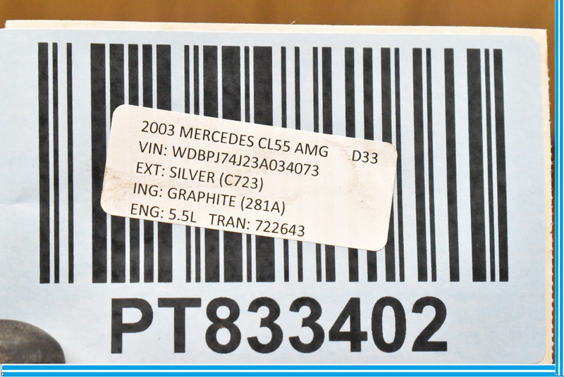 Load image into Gallery viewer, 00-06 Mercedes CL500 CL55 AMG W215 Rear Bumper Mount Frame Bracket Oem
