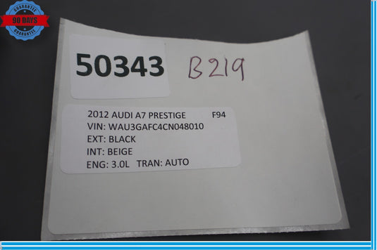 12-18 Audi A7 Quattro RS7 Front Left Door Panel Seat Memory Switch 4G8959769 Oem