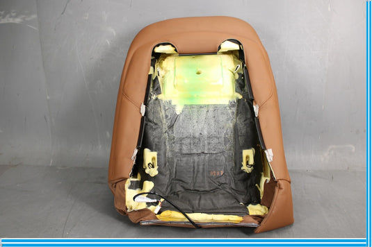 14-17 Maserati Ghibli Front Left Side Top Upper Seat Cushion Cover Brown Oem