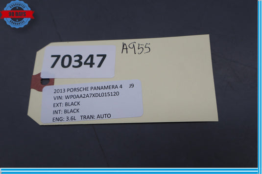 10-13 Porsche Panamera Front Bumper Right Lower Grille 97050557601 Oem