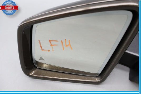 12-16 Mercedes X166 GL550 Left Side Rear View Door Mirror w/ Blind Spot Oem