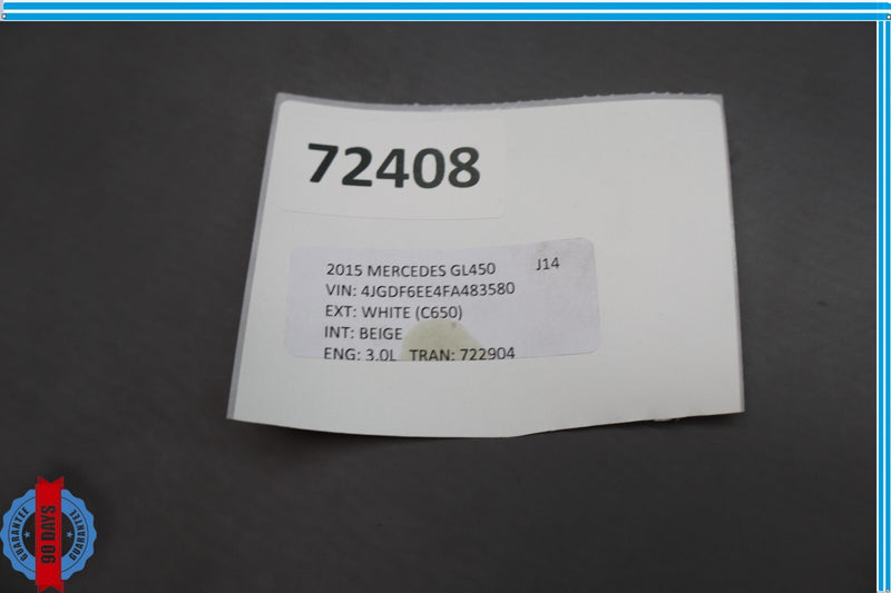 Load image into Gallery viewer, 2015 Mercedes X166 GL450 Rear Right Passenger Side Door Window Auto Glass Oem
