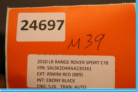 10-13 Land Rover Range Rover Sport Front Left Driver Door Rear View Mirror Oem
