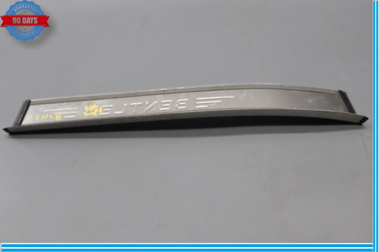 06-12 Bentley Continental Rear Right Passenger Sill Scuff Cover Step Plate Oem