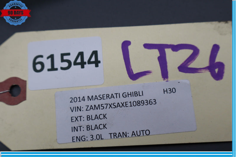 Load image into Gallery viewer, 14-17 Maserati Ghibli Rear Deck Lid Parcel Shelf Trim Black 06700174910 Oem
