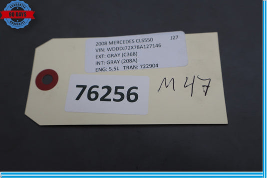 06-11 Mercedes W219 CLS550 Front Left Side Exterior Rear View Door Mirror Oem