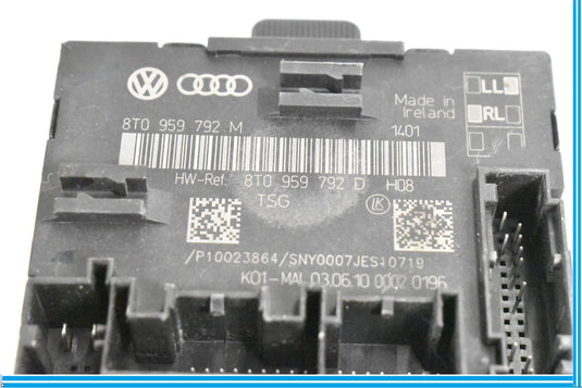 2009-2012 A4 AUDI A4 RIGHT FRONT PASSENGER DOOR CONTROL MODULE OEM 8T0959792M