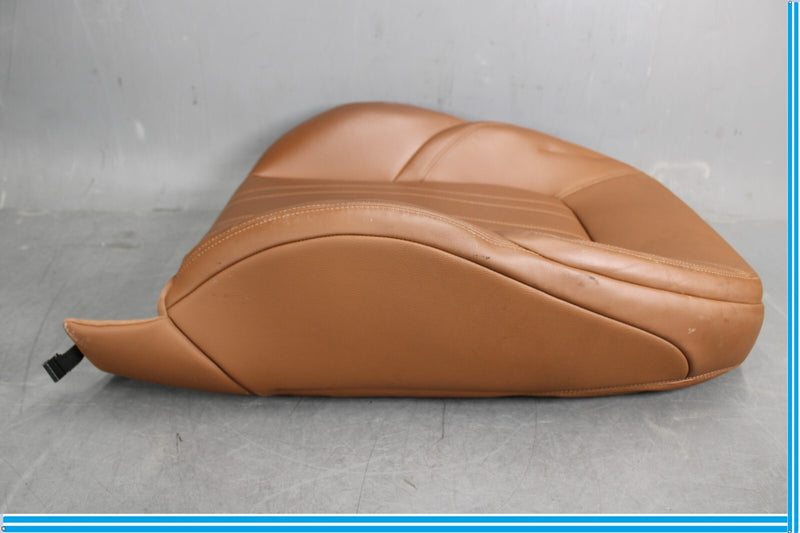 Load image into Gallery viewer, 14-17 Maserati Ghibli Front Right Side Top Upper Seat Cushion Cover Brown Oem
