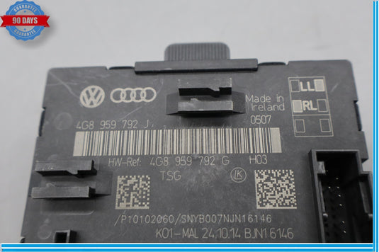 12-18 Audi A6 Front Right Passenger Side Door Control Module 4G8959792 Oem