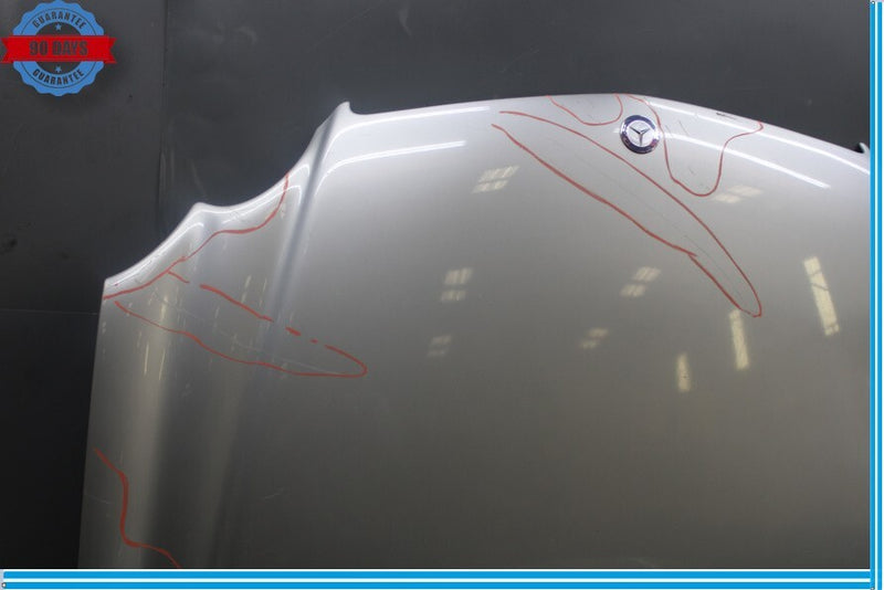 Load image into Gallery viewer, 03-08 Mercedes R230 SL500 SL550 SL55 AMG Hood Cover Panel Silver (C744) Oem
