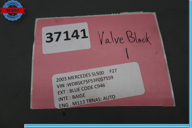 Load image into Gallery viewer, 03-06 Mercedes R230 SL500 SL55 AMG Front Hydraulic Suspension Valve Block Oem

