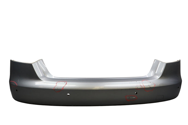 Load image into Gallery viewer, 11-14 Audi A8 A8L Quattro Rear Bumper Shell Cover Assembly Silver 4H0807511 OEM
