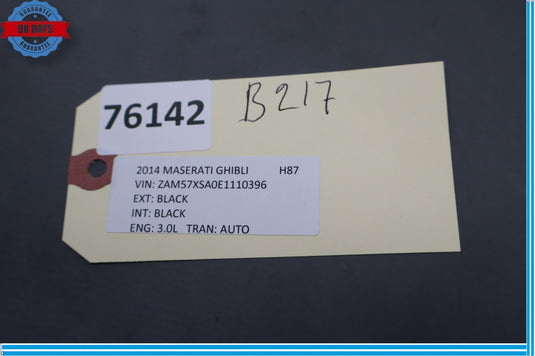 14-17 Maserati Ghibli M157 Quattroporte M156 Body Control Module BCM Oem