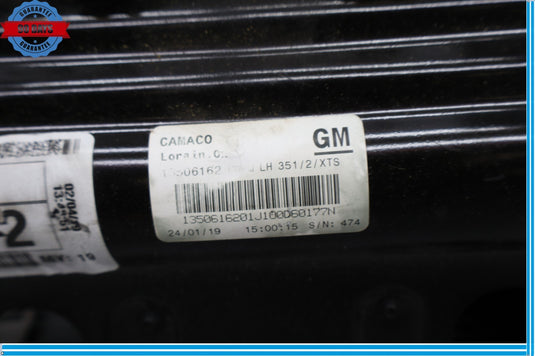 14-19 Cadillac XTS Front Left Side Lower Seat Track Frame Rail W/ Motors Oem