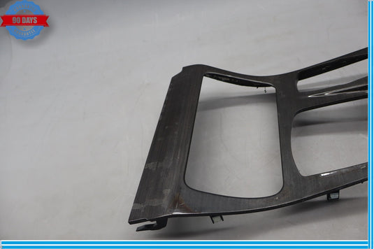 11-16 BMW 528i 535i F10 Center Console Shifter Wood Grain Trim Bezel Oem