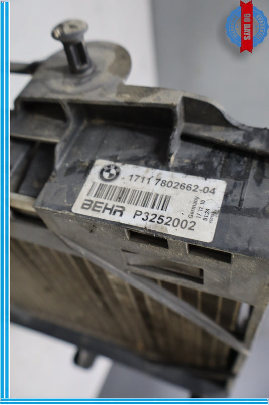 10-19 BMW 535i GT xDrive Engine Right Coolant Oil Cooling Auxiliary Radiator Oem