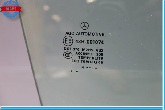 2015 Mercedes X166 GL450 GLE43 AMG Front Right Side Door Window Glass Oem