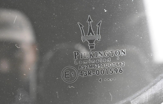 03-13 Maserati Quattroporte Rear Left Driver Side Door Window Auto Glass Oem