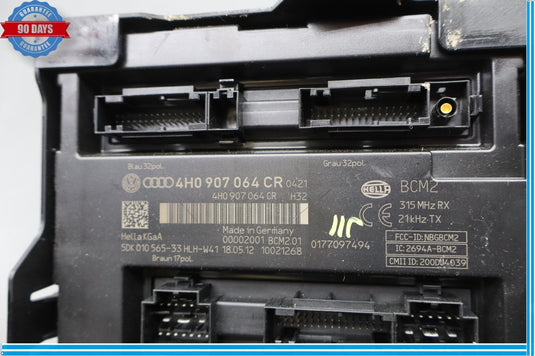 11-18 Audi A7 Quattro S8 Body Comfort Computer Control Module Unit ECU BCM Oem