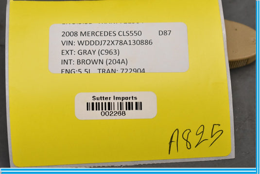 06-09 Mercedes CLS550 W219 Front Left Seat Adjust Handle Lever Switch Oem