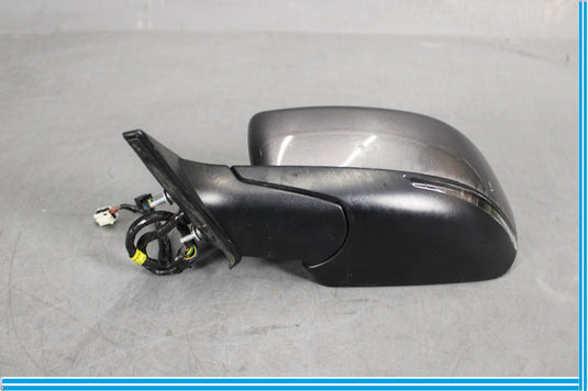 14-17 Maserati Ghibli Front Left Side Mirror Door Rear View Black Oem