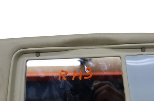 02-05 Lexus SC430 Front Right Passenger Side Sun Visor W/ Vanity Mirror Oem