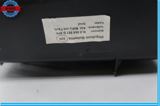 07-15 Audi Q7 4L Front Center Console Storage Compartment Tray 4L0864981B Oem