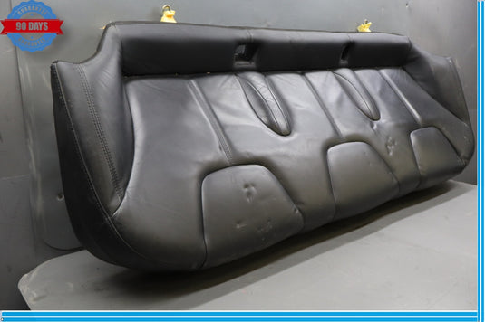 12-20 Tesla Model S Rear Lower Bottom Seat Cushion Black Leather Oem