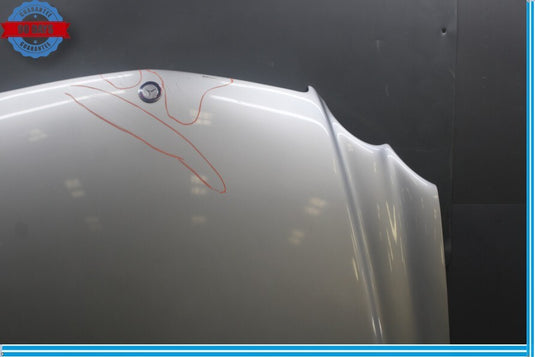 03-08 Mercedes R230 SL500 SL550 SL55 AMG Hood Cover Panel Silver (C744) Oem