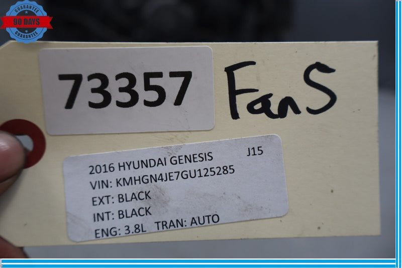 Load image into Gallery viewer, 15-17 Hyundai Genesis Engine Motor Cooling Radiator Fan Assembly Oem
