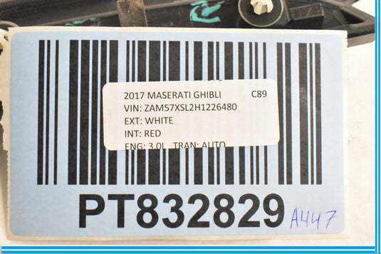 14-17 Maserati Ghibli Rear Right Side Door Molding Moulding Trim Panel Cover OEM