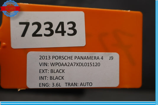10-16 Porsche Panamera 970 Front Right Passenger Side Outer Door Shell Oem