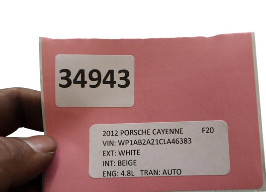 11-14 Porsche Cayenne 958 S Rear Trunk Lid Liftgate Tailgate Hatch Shell OEM