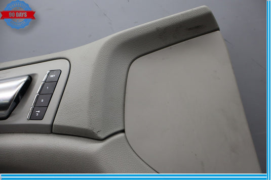 11-18 Porsche Cayenne 958 Front Left Side Interior Door Trim Panel Gray Oem