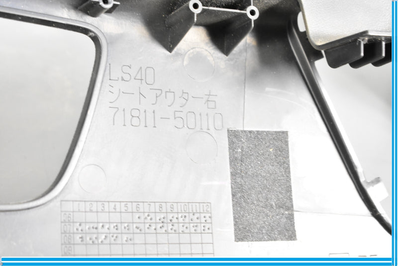 Load image into Gallery viewer, 07-12 Lexus LS460 Front Right Passenger Seat Switch Trim Cover 71811-50110 Oem
