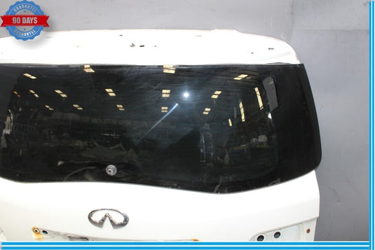 11-17 Infiniti QX56 QX80 Rear Liftgate Trunk Lid Hatch White (QAB) Oem