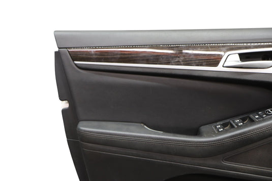 15-17 Hyundai Genesis G80 Front Left Driver Side Interior Door Panel Trim Oem