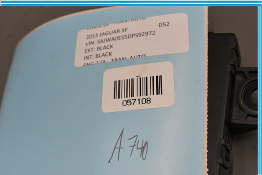 09-15 Jaguar XF Captive Consumption Control Module Computer DX23-14F681 Oem