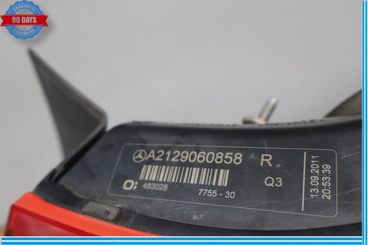 10-13 Mercedes W212 E350 Sedan Right Passenger Side LED Tail Light Lamp Oem