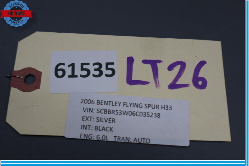 Load image into Gallery viewer, 06-12 Bentley Continental Flying Spur Rear Bumper Mount Support Bracket Oem
