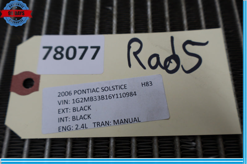 Load image into Gallery viewer, 06-10 Pontiac Solstice Engine Cooling Radiator AC Air A/C Condenser Oem
