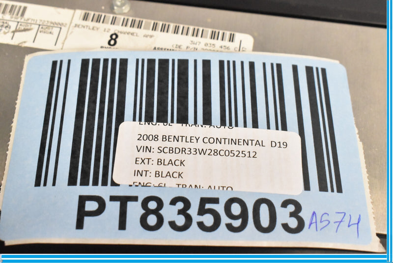 Load image into Gallery viewer, 06-12 Bentley Continental 12 Channel Sound Amp Amplifier  3W7035456 Oem
