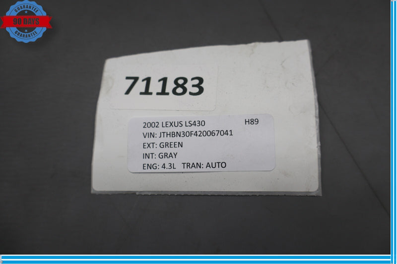 Load image into Gallery viewer, 01-06 Lexus LS430 Rear Right Passenger Side Door WIndow Auto Glass Oem
