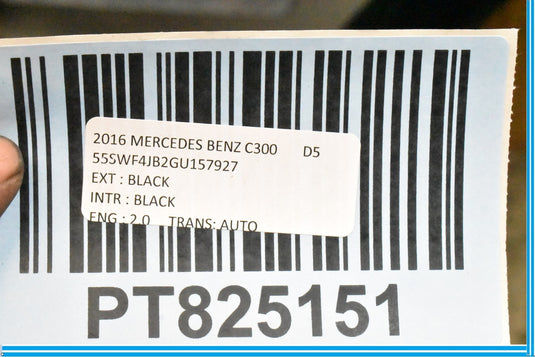 2015 - 2020 MERCEDES C-CLASS C300 C63 C43 AMG RIGHT REAR DOOR OEM USED